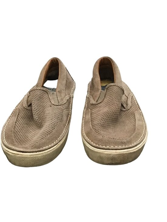 SPERRY MENS TAN TOP SIDER LEATHER UPPER SNEAKER SHOES SIZE 11.5